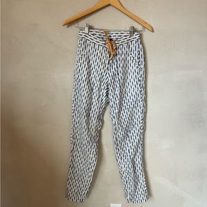 J Crew Ikat Cotton Pants - size 00